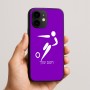 כיסוי בעיצוב אישי עם השם שלך לדגם - Apple iPhone 16e בעיצוב כדורגל אולימפי