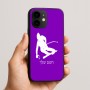 כיסוי בעיצוב אישי עם השם שלך לדגם - Apple iPhone 16e בעיצוב סקי
