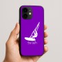 כיסוי בעיצוב אישי עם השם שלך לדגם - Apple iPhone 16e בעיצוב לגלוש - גלישה - שייט