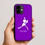 כיסוי בעיצוב אישי עם השם שלך לדגם - Apple iPhone 16e בעיצוב שחקן טניס