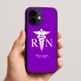 כיסוי בעיצוב אישי עם השם שלך לדגם - Apple iPhone 16e בעיצוב אחות מוסמכת