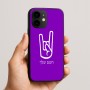 כיסוי בעיצוב אישי עם השם שלך לדגם - Apple iPhone 16e בעיצוב יד סלע