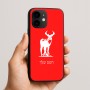 כיסוי בעיצוב אישי עם השם שלך לדגם - Apple iPhone 16e בעיצוב צבי