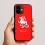 כיסוי בעיצוב אישי עם השם שלך לדגם - Apple iPhone 16e בעיצוב דרקון