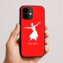 כיסוי בעיצוב אישי עם השם שלך לדגם - Apple iPhone 16e בעיצוב בלרינה