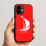 כיסוי בעיצוב אישי עם השם שלך לדגם - Apple iPhone 16e בעיצוב סירה