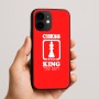 כיסוי בעיצוב אישי עם השם שלך לדגם - Apple iPhone 16e בעיצוב שחמט