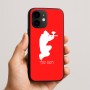 כיסוי בעיצוב אישי עם השם שלך לדגם - Apple iPhone 16e בעיצוב שחקן כאב כדור