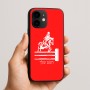 כיסוי בעיצוב אישי עם השם שלך לדגם - Apple iPhone 16e בעיצוב רוכב סוסים
