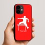 כיסוי בעיצוב אישי עם השם שלך לדגם - Apple iPhone 16e בעיצוב קפיצת משוכות