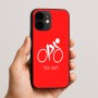 כיסוי בעיצוב אישי עם השם שלך לדגם - Apple iPhone 16e בעיצוב אופניים אולימפיים