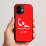 כיסוי בעיצוב אישי עם השם שלך לדגם - Apple iPhone 16e בעיצוב כדור מים אולימפי