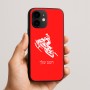 כיסוי בעיצוב אישי עם השם שלך לדגם - Apple iPhone 16e בעיצוב אופנוע שלג