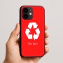 כיסוי בעיצוב אישי עם השם שלך לדגם - Apple iPhone 16e בעיצוב למחזר