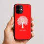 כיסוי בעיצוב אישי עם השם שלך לדגם - Apple iPhone 16e בעיצוב עץ