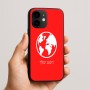 כיסוי בעיצוב אישי עם השם שלך לדגם - Apple iPhone 16e בעיצוב עולם