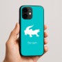 כיסוי בעיצוב אישי עם השם שלך לדגם - Apple iPhone 16e בעיצוב תנין