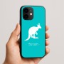 כיסוי בעיצוב אישי עם השם שלך לדגם - Apple iPhone 16e בעיצוב קנגורו