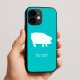 כיסוי בעיצוב אישי עם השם שלך לדגם - Apple iPhone 16e בעיצוב חזיר