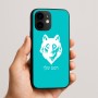 כיסוי בעיצוב אישי עם השם שלך לדגם - Apple iPhone 16e בעיצוב זאב