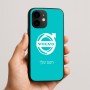 כיסוי בעיצוב אישי עם השם שלך לדגם - Apple iPhone 16e בעיצוב וולוו