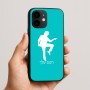 כיסוי בעיצוב אישי עם השם שלך לדגם - Apple iPhone 16e בעיצוב רקדן