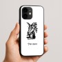 כיסוי בעיצוב אישי עם השם שלך לדגם - Apple iPhone 16e בעיצוב ארנב מחזיק גזר