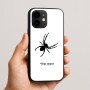 כיסוי בעיצוב אישי עם השם שלך לדגם - Apple iPhone 16e בעיצוב עכביש