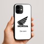 כיסוי בעיצוב אישי עם השם שלך לדגם - Apple iPhone 16e בעיצוב הונדה