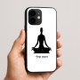 כיסוי בעיצוב אישי עם השם שלך לדגם - Apple iPhone 16e בעיצוב אימון יוגה