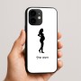כיסוי בעיצוב אישי עם השם שלך לדגם - Apple iPhone 16e בעיצוב אישה בהריון