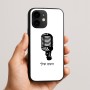 כיסוי בעיצוב אישי עם השם שלך לדגם - Apple iPhone 16e בעיצוב מיקרופון