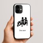 כיסוי בעיצוב אישי עם השם שלך לדגם - Apple iPhone 16e בעיצוב מזלות - תאומים