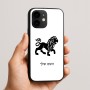 כיסוי בעיצוב אישי עם השם שלך לדגם - Apple iPhone 16e בעיצוב מזלות - אריה