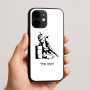 כיסוי בעיצוב אישי עם השם שלך לדגם - Apple iPhone 16e בעיצוב קאוגירל
