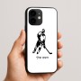 כיסוי בעיצוב אישי עם השם שלך לדגם - Apple iPhone 16e בעיצוב שחקן הוקי