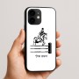 כיסוי בעיצוב אישי עם השם שלך לדגם - Apple iPhone 16e בעיצוב רוכב סוסים