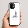 כיסוי בעיצוב אישי עם השם שלך לדגם - Apple iPhone 16e בעיצוב ביג בן