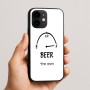 כיסוי בעיצוב אישי עם השם שלך לדגם - Apple iPhone 16e בעיצוב מיכל של בירה