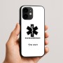 כיסוי בעיצוב אישי עם השם שלך לדגם - Apple iPhone 16e בעיצוב חובש