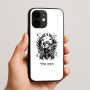 כיסוי בעיצוב אישי עם השם שלך לדגם - Apple iPhone 16e בעיצוב רוקנרול