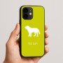 כיסוי בעיצוב אישי עם השם שלך לדגם - Apple iPhone 16e בעיצוב כלב