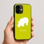 כיסוי בעיצוב אישי עם השם שלך לדגם - Apple iPhone 16e בעיצוב קרנף