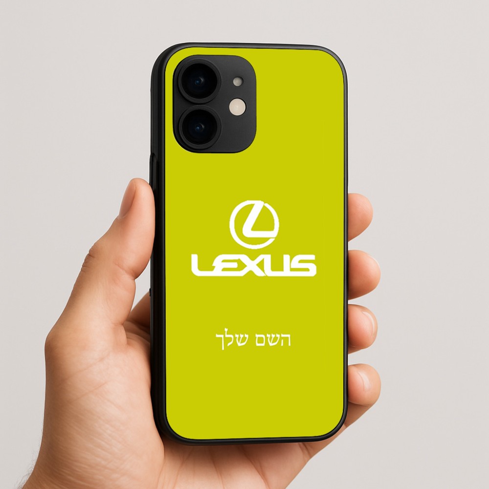 כיסוי בעיצוב אישי עם השם שלך לדגם - Apple iPhone 16e בעיצוב לקסוס