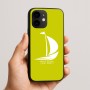 כיסוי בעיצוב אישי עם השם שלך לדגם - Apple iPhone 16e בעיצוב סירה