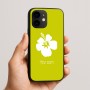 כיסוי בעיצוב אישי עם השם שלך לדגם - Apple iPhone 16e בעיצוב פרח היביסקוס