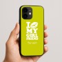 כיסוי בעיצוב אישי עם השם שלך לדגם - Apple iPhone 16e בעיצוב לנשק את החברה שלי