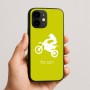 כיסוי בעיצוב אישי עם השם שלך לדגם - Apple iPhone 16e בעיצוב מוטוקרוס