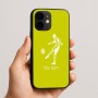 כיסוי בעיצוב אישי עם השם שלך לדגם - Apple iPhone 16e בעיצוב שחקן כדורגל