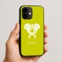 כיסוי בעיצוב אישי עם השם שלך לדגם - Apple iPhone 16e בעיצוב פרחי קרן